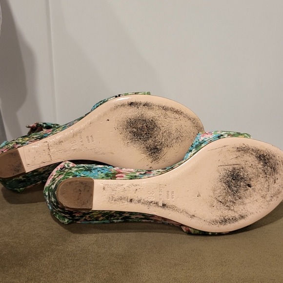 RED Valentino Floral Wedges With Bow - Size 36 - Picture 6 of 7